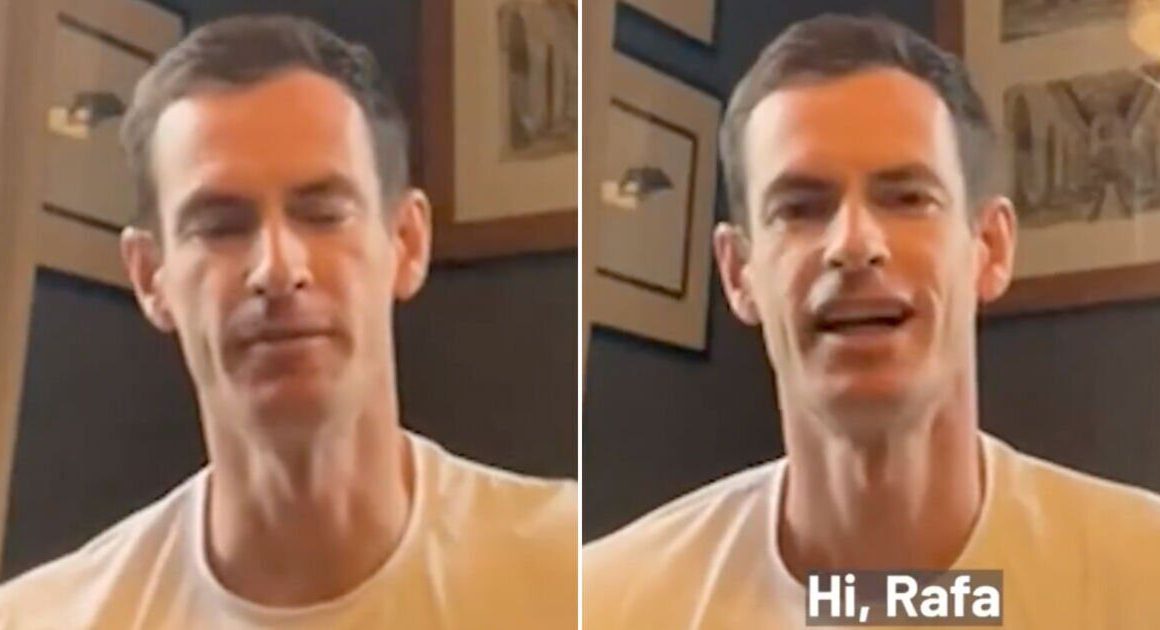 Andy Murray’s full video message to Rafael Nadal has tennis fans cracking up | Tennis | Sport