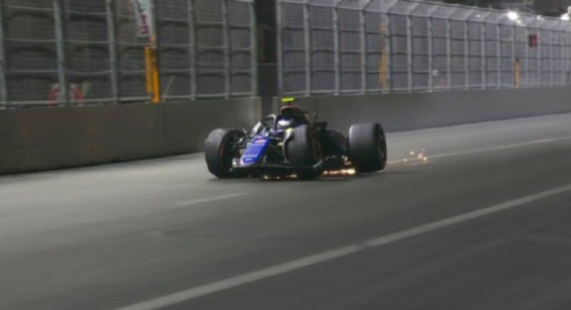 F1 LIVE: Las Vegas GP session stopped after huge crash as medical car out | F1 | Sport