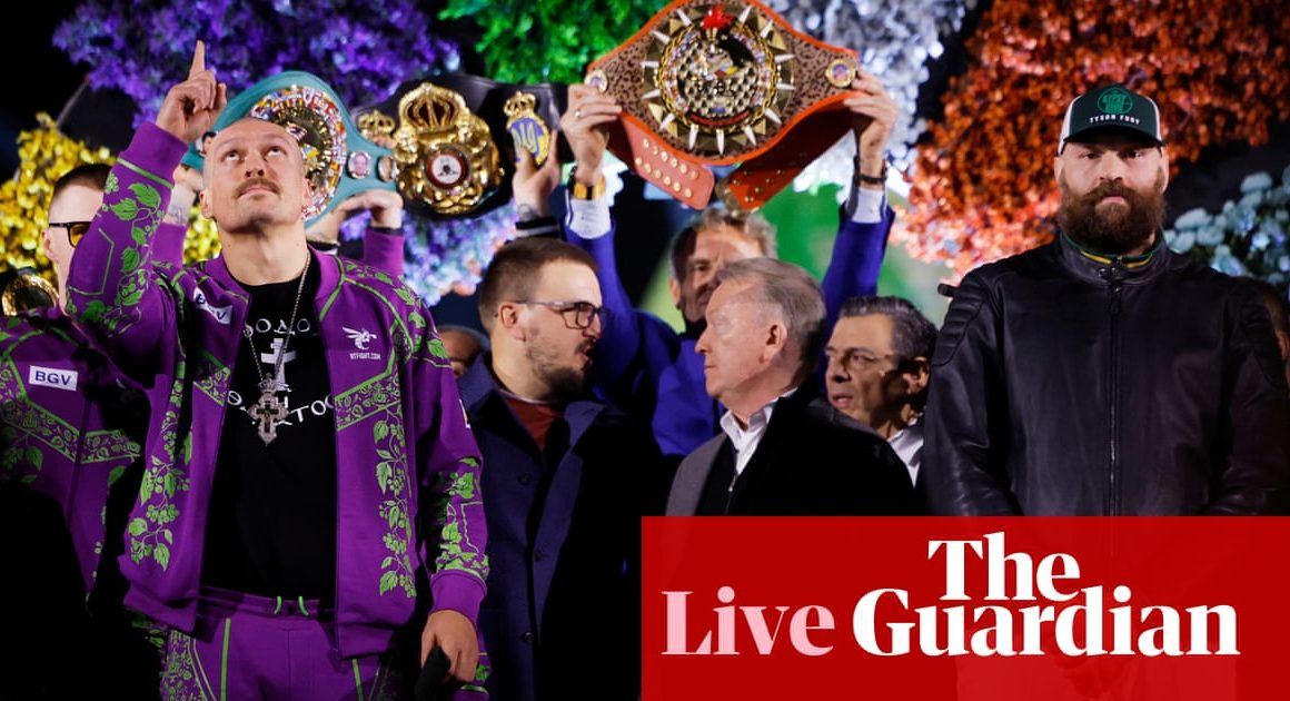 Oleksandr Usyk v Tyson Fury II: unified heavyweight championship – live updates | Boxing