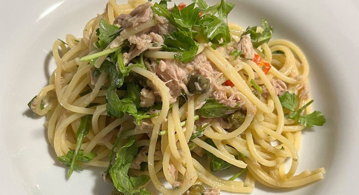 I made a zesty tuna and chilli pasta – recipe