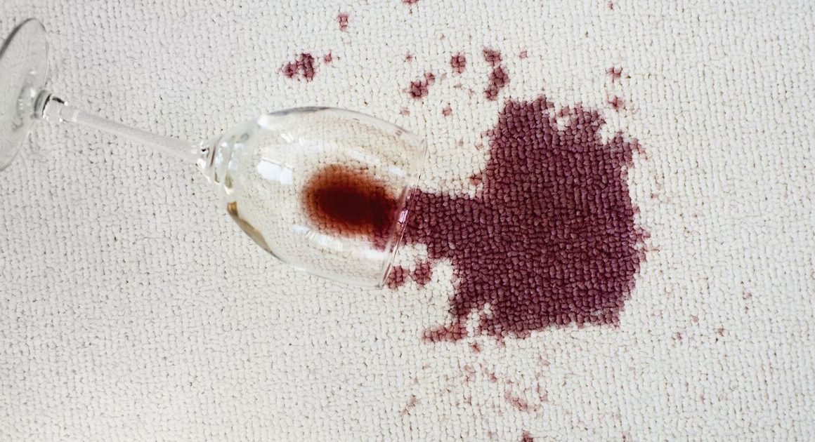 Ditch white wine when removing red wine stains for 1 supermarket item