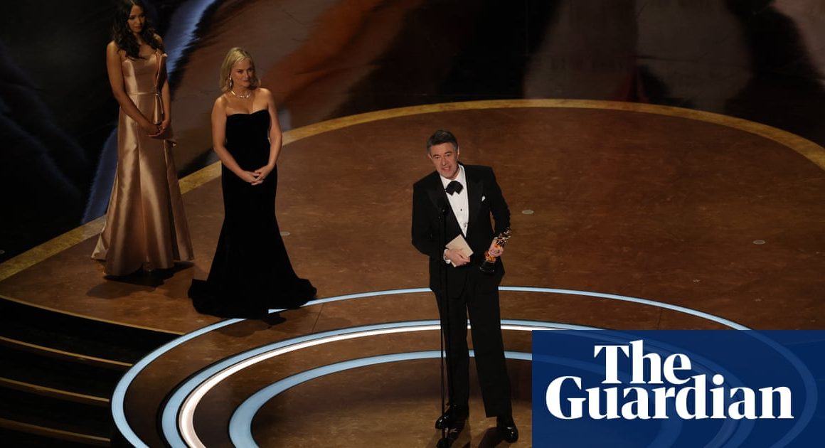 Peter Straughan wins the best adapted screenplay Oscar for Conclave | Oscars