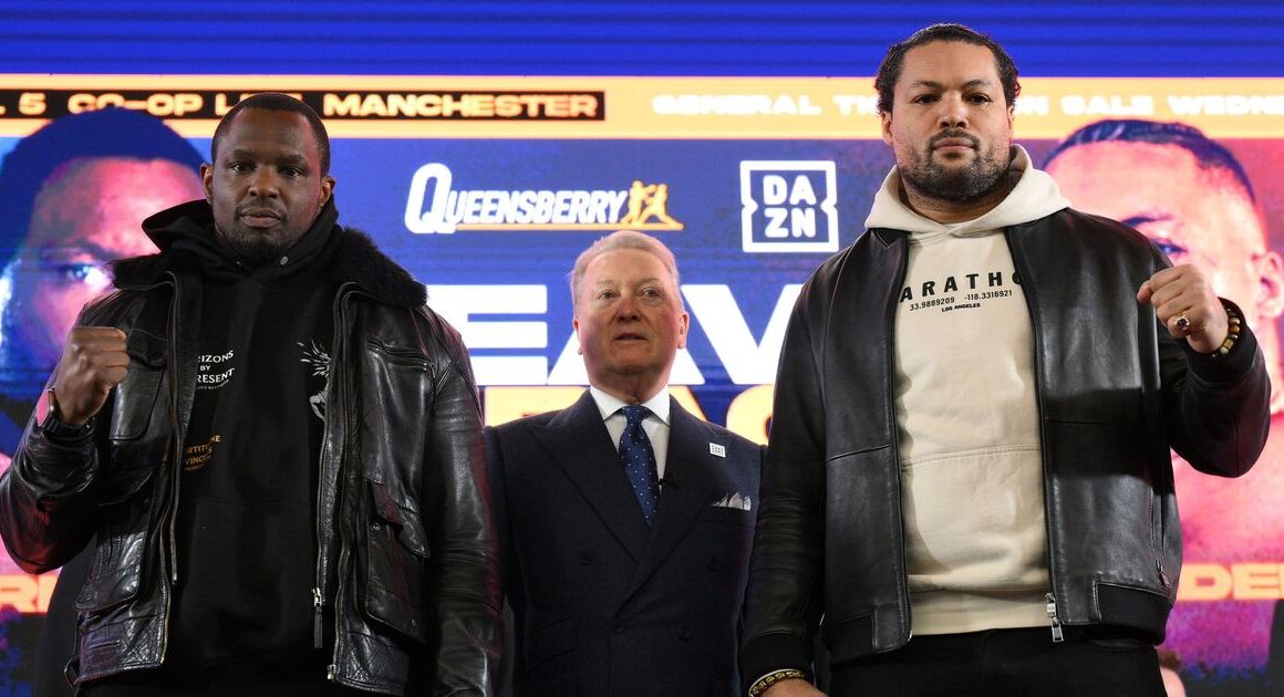 Dillian Whyte replacement named as Joe Joyce gets new opponent | Boxing | Sport