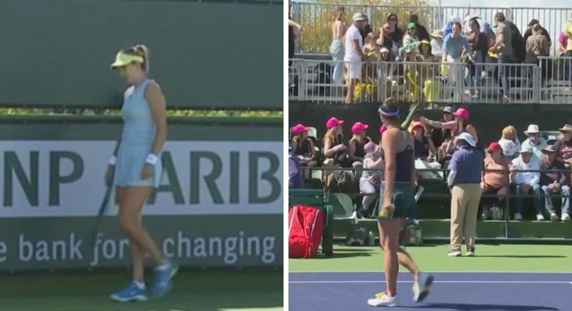 Katie Boulter’s Indian Wells match suspended for emergency as umpire steps in | Tennis | Sport