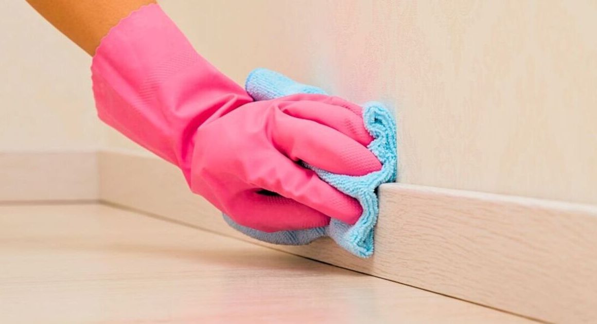 How to remove dust from skirting boards and stop it coming back